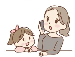 コストコに問い合わせをする女性