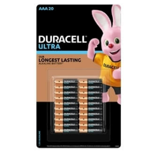 DURACELL単4ウルトラ乾電池20本