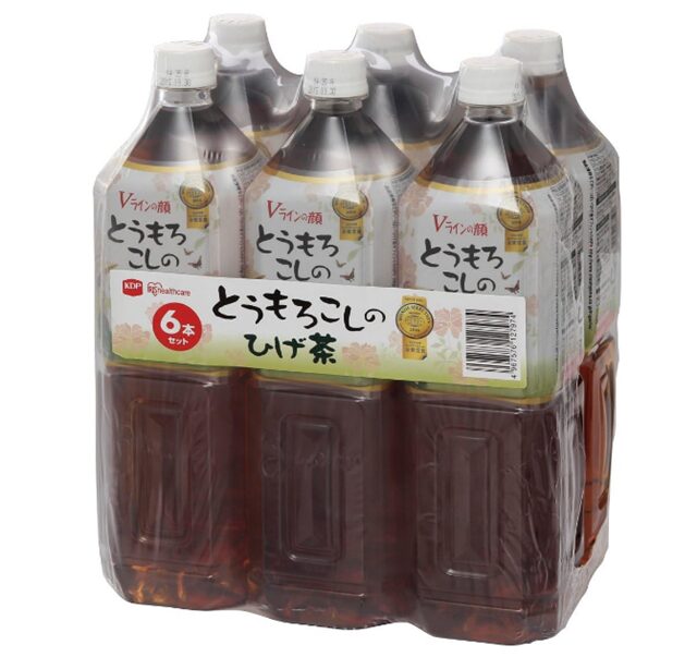 とうもろこしのひげ茶（ITEM#571937）。ペットボトル入り6本セット。すっきりとした味わいでノンカフェイン、毎日の水分補給や健康志向の方に人気のお茶。