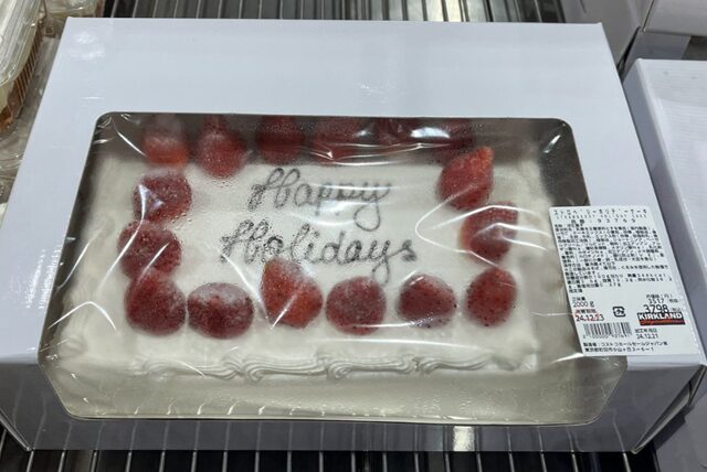 コストコクリスマスケーキ