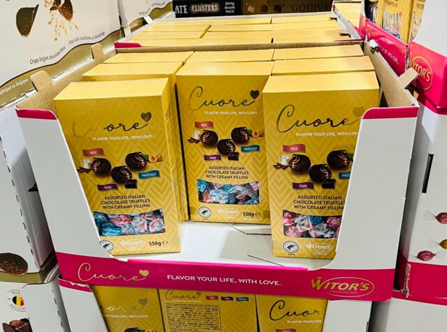 コストコ倉庫店WITORS クオーレ イタリアンチョコレート売場