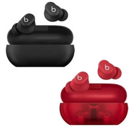 Beats Solo Buds 完全ワイヤレスイヤホン（マットブラック／トランスペアレントレッド）。コンパクト設計で高音質サウンドと最大18時間再生に対応【商品番号66362／66364】コストコ取扱