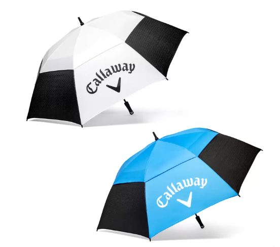 Callaway ワンプッシュ ゴルフ傘 2本セット（直径157.5cm・UPF50+）。紫外線対策にも優れた大型サイズの晴雨兼用アンブレラ【商品番号1819508】コストコ取扱