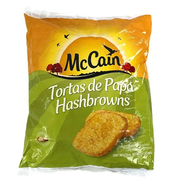 McCain ハッシュポテト 2.26kg。朝食やおやつにぴったりなサクサク食感の冷凍ハッシュブラウンパティ【商品番号588870】コストコ大容量パック