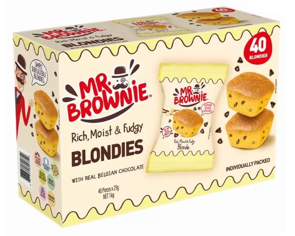 MR. BROWNIE ブロンディーズ。しっとり食感とバター風味が楽しめる個包装タイプの箱入り焼き菓子【商品番号64233】コストコおやつ・スイーツコーナーで人気