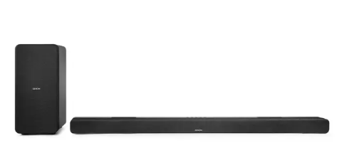 コストコのDENON 3.1.2chサウンドバー DHTC510K。Dolby Atmos対応で臨場感ある立体音響を楽しめる高音質サウンドシステム【商品番号68511】」