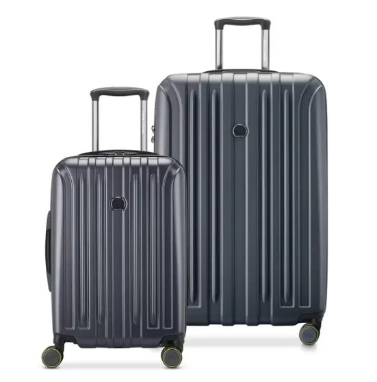 コストコのDELSEY アクセレイト スーツケース 2個セット 35L＋101L ITEM#71672。軽量で耐久性に優れたキャリーケース、旅行や出張に便利なサイズ違いセット
