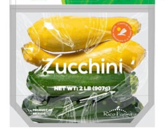 コストコのズッキーニ 907g（メキシコ産）。黄色と緑の色鮮やかな野菜で、グリル・炒め物・ラタトゥイユなど幅広い料理に活躍