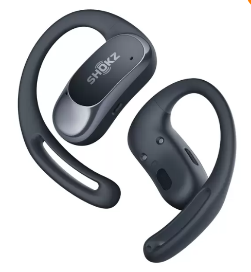 コストコのSHOKZ OpenFit Air オープンイヤー型イヤホン ITEM#71679。防水IP54対応で、快適な装着感とマイク付きのワイヤレスイヤホン