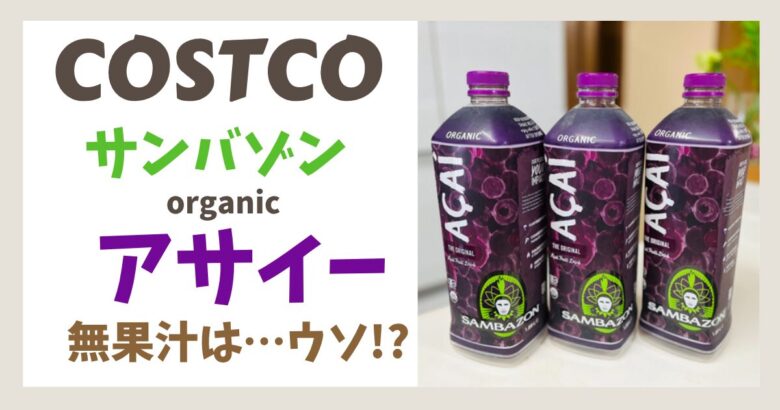 【コストコ】サンバゾン アサイードリンク 実飲レビュー