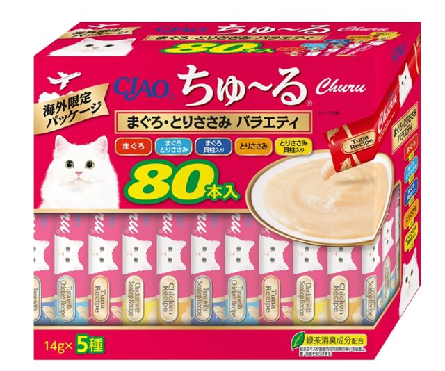 コストコ CIAOちゅ〜る まぐろ・とりささみ バラエティ75371