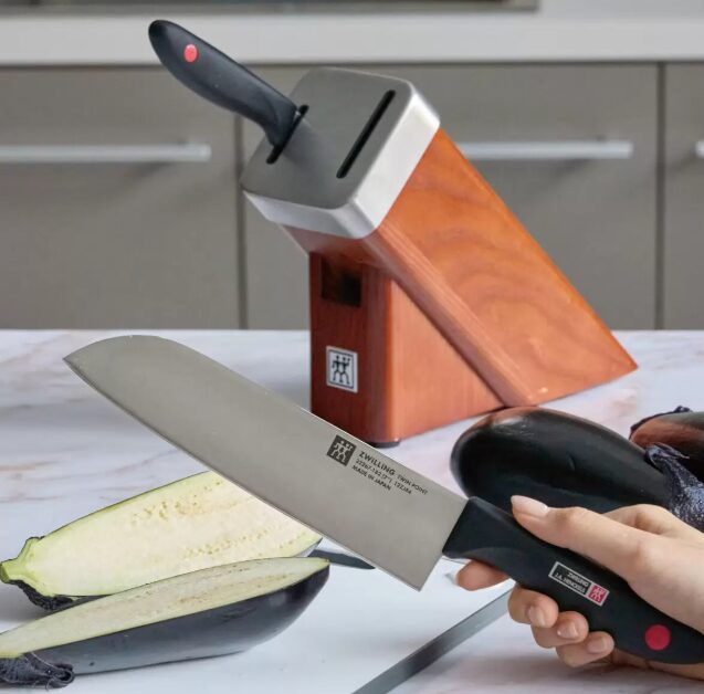 コストコ ZWILLING ポイント ナイフブロック 3点セット ITEM#47782。三徳包丁・ペティナイフ・ナイフブロックが揃った便利なキッチンセット