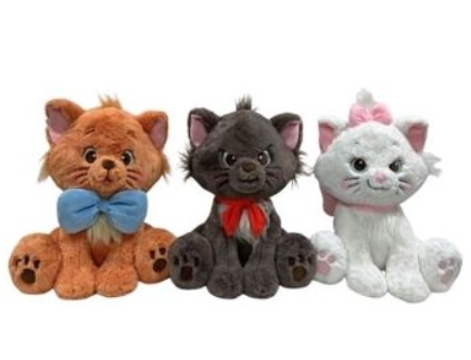 コストコ ディズニー おしゃれキャット ぬいぐるみ 約50cm ブランケット付き ITEM#73031。マリーちゃんの可愛いぬいぐるみとふんわりブランケットのセット