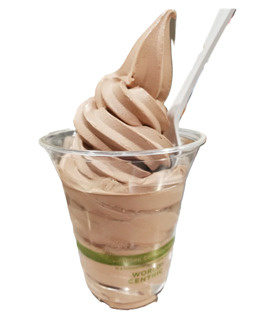 コストコ フードコート チョコレートソフトクリーム