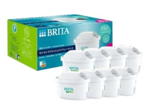 コストコ ブリタ 浄水器用カートリッジ マクストラ プロ 8個入 ITEM#61831。ブリタポットに対応する高性能フィルターカートリッジのセット