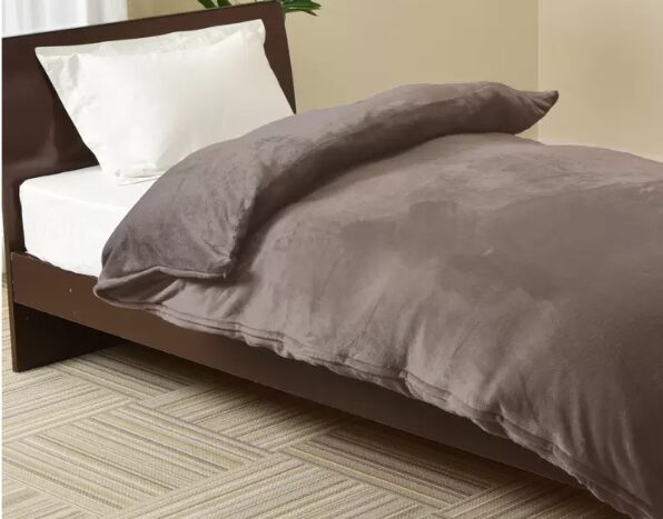 コストコ 西川 ブランケットにもなる布団カバー シングルサイズ ベッドの上 65999