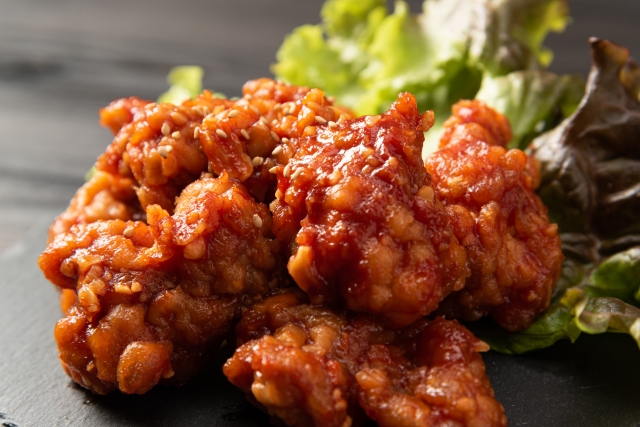甘辛オレンジチキン