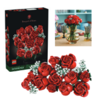 コストLEGO Icons バラのブーケ73338