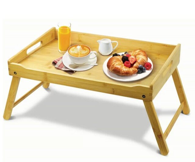 コストコ OMT 竹製ラップトレイ 足付き 73130