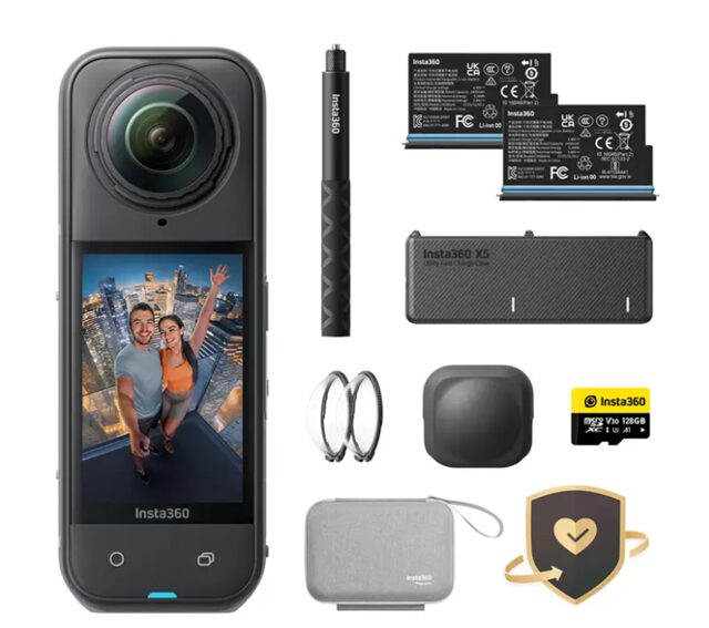 コストコ インスタ360 X5 360° アクション カメラ オリジナルバンドル77410