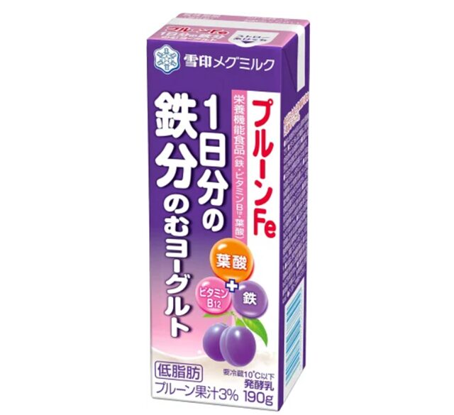 コストコ 雪印 のむヨーグルト プルーンFe 553363