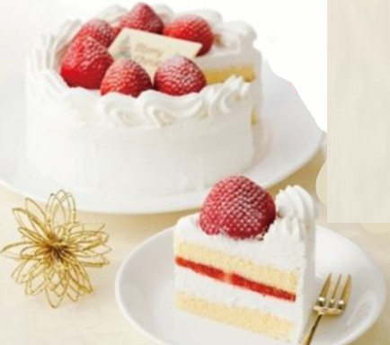 ホリデーストロベリーケーキ 6号サイズ93656