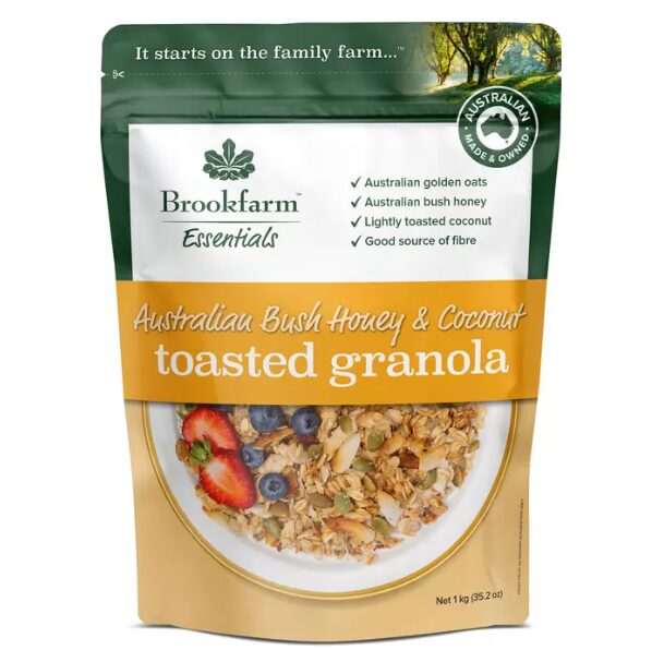 コストコ BROOKFARM ブッシュハニー＆ココナッツグラノーラ 1kg634090