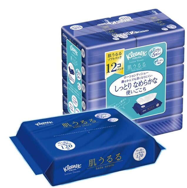 コストコ クリネックス ローションティシュー 肌うるるソフトパック 12個 70461