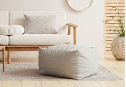 コストコ ビーズクッション ライトグレー81932