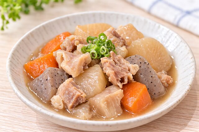 コストコ ビーフボイルすじで作った牛すじ煮込み