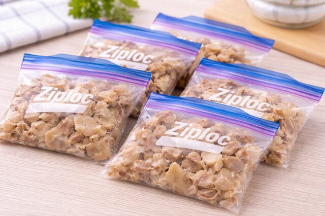 コストコ ビーフボイルすじ（メンブレン）ジプロックで保存