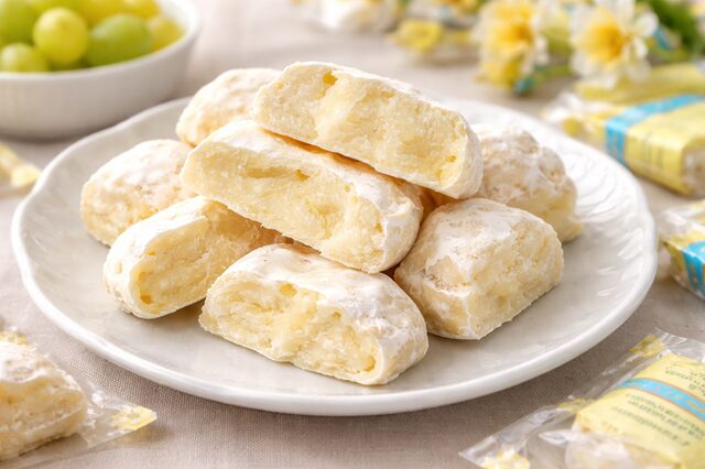 コストコ 花畑牧場 シェーブルチーズの断面