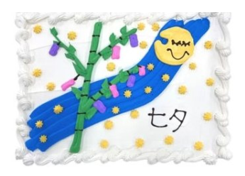 七夕ハーフシートケーキ93660