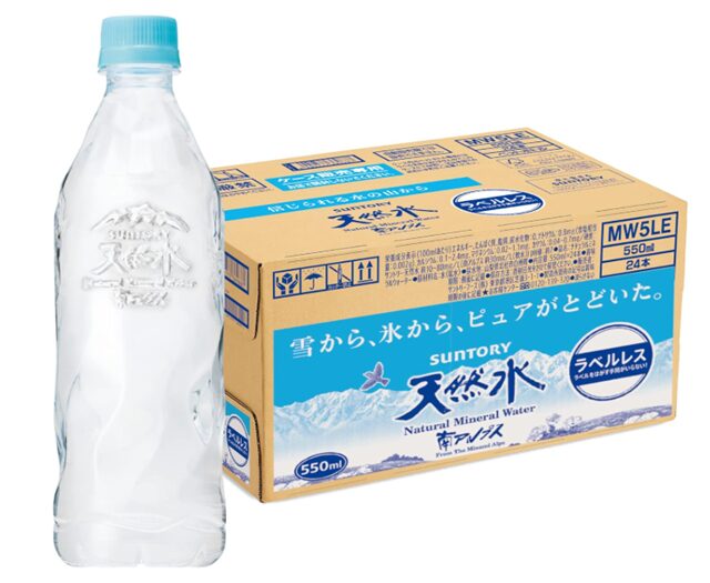 サントリー 天然水 ラベルレス86223