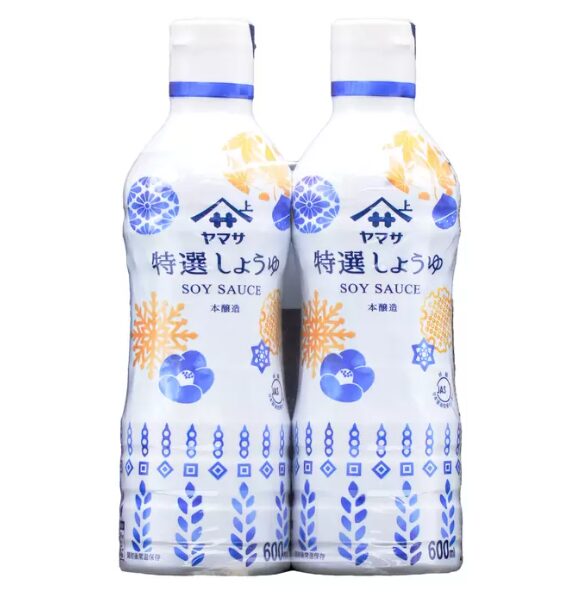 ヤマサ特選醤油 600ml X 2本 13364