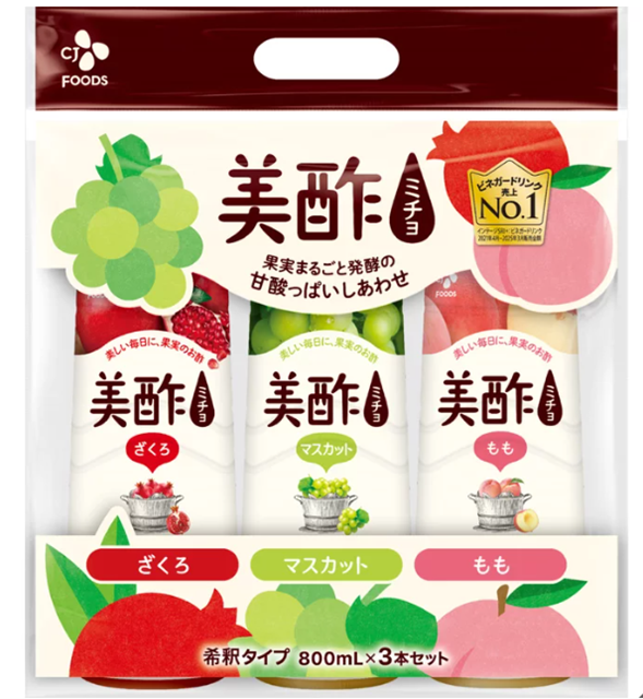 美酢 (ミチョ) アソートセット 800ml x 3 86709